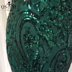 Vestidos de lantejoulas de um ombro, vestido longo do baile da sereia, elegante - comprar online