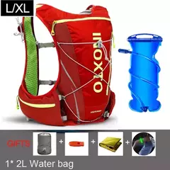 Imagem do Mochila para homens e mulheres, sacos de esporte ao ar livre, trilha, maratona, corrida, caminhada, opção, bolsa de água, frasco, 8L