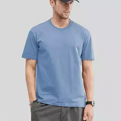 Imagem do Camiseta de algodão de mangas curtas para homens e mulheres, camiseta masculina, tops simples básicos para meninos e meninas, tamanho grande 5XL, boa qualidade, venda de verão
