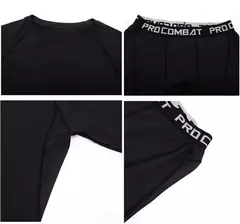 Conjunto de Roupa Interior de Compressão Térmica Masculina, Roupa de Treino Apertada, Treino, Corrida, Fitness, Desporto, Ginásio, Roupa Desportiva - loja online