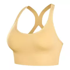Sutiã esportivo seco rápido à prova de choque para mulheres, sutiã acolchoado, sutiã push up, sutiã de ginástica, treino sem costura, ioga reunir