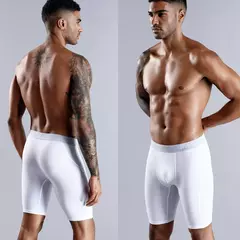 Shorts boxer de algodão masculino, boxers longos para homem, cuecas masculinas, cuecas sexy, shorts boxer familiares, 3pcs lotes - Wolf Magazine