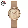 Pulseira de aço inoxidável impermeável para mulheres, relógio de pulso de luxo, movimento de quartzo japonês, qualidade japonesa, um plus plus size, transporte da gota