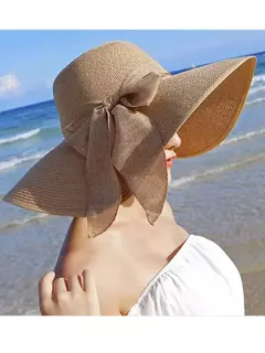 Chapéu de palha das mulheres, aba larga, panamá, panamá, panamá, dobrável, praia, ao ar livre, verão na internet