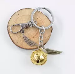 Harried potter pomo dourado chaveiro pingente liga chaveiro brinquedo figura de ação modelo colecionável brinquedos bolso jóias presentes na internet
