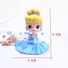 Imagem do Novo 9cm q posket sweetiny cinderela alice tinker bell pvc anime bonito bonecas modelo colecionável brinquedo aniversário presente de natal