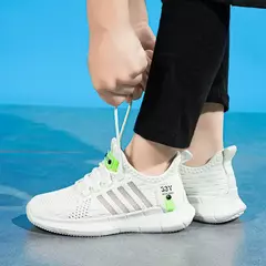 Tênis respirável infantil, tênis de corrida infantil, tênis leve de verão, tênis casual para menino, plus size 26 a 38 na internet