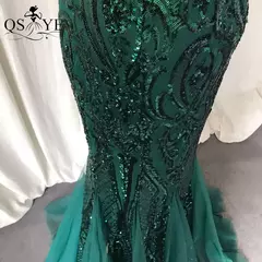 Vestidos de lantejoulas de um ombro, vestido longo do baile da sereia, elegante - Wolf Magazine