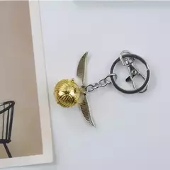 Harried potter pomo dourado chaveiro pingente liga chaveiro brinquedo figura de ação modelo colecionável brinquedos bolso jóias presentes - loja online