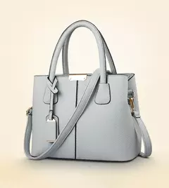 Bolsas de couro PU para mulheres, sacola grande para senhoras, bolsas de ombro q