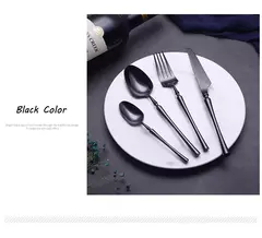 Portátil Korean Food Talheres, 304 Aço Inoxidável, Forquilha de Mesa, Faca, Colher, Dinner Set, Louça, Gold Tableware Sets, 24Pcs, Lot - loja online