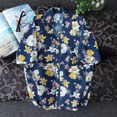 Camisa havaiana de botão manga curta masculina, estampada em coqueiro, camisa Aloha, casual moda praia, plus size, verão, 5XL, 26 cores na internet