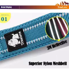 Trela macia para animais de estimação Truelove em arnês e coleira reflexiva de nylon malha para gatos treinamento de caminhada 11 cores comprimento 110 cm TLL2111 na internet
