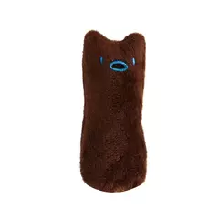Dentes moagem catnip brinquedos engraçado interativo brinquedo de pelúcia gato animal de estimação gatinho mascar brinquedo vocal garras polegar mordida gato menta para gatos - loja online