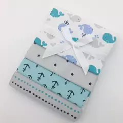 Cobertor de flanela super macio do bebê recém-nascido, cobertores do bebê, recebendo lençol, 100% algodão, nova cor, 76x76cm, 4pcs por pacote - Wolf Magazine