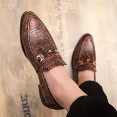 Sapatos masculinos de couro oxford, calçados sob medida para homens de negócios, moda respirável, sapatos para festa de casamento 4, 2019 - loja online