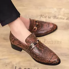 Imagem do Sapatos masculinos de couro oxford, calçados sob medida para homens de negócios, moda respirável, sapatos para festa de casamento 4, 2019