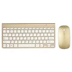 Ultra fino teclado sem fio e mouse combo, baixo ruído, computador, laptop, Windows, Mac - comprar online