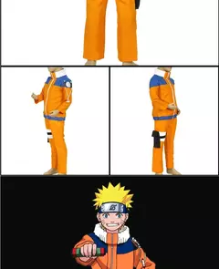 Clássico Anime Cosplay Trajes para Crianças, Juvenil, Uzumaki, Naruto, Tamanho Europeu, Frete Grátis - comprar online