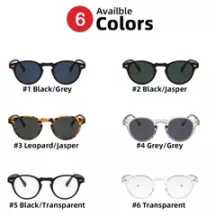 Imagem do VIVIBEE-Óculos de sol pequenos ovais para homens e mulheres, tons transparentes, óculos de sol clássicos, UV400, Tendências, Clear, Moda, 2024, 2024