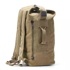 Mochila de Viagem de Grande Capacidade Mochila Mochila de Montanhismo Bagagem Masculina Canvas Bucket Shoulder Bags for Boys, Men Backpacks na internet