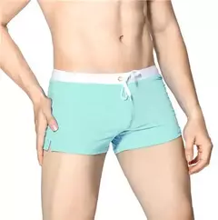 Alsoto verão roupa de banho masculina respirável calções boxer briefs sunga maillot de bain praia shorts 2023 novo - comprar online