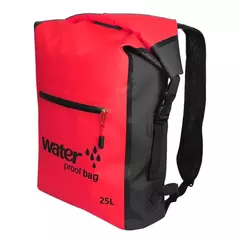 PVC natação impermeável saco seco, correias duplas, rafting esportes, caiaque, canoagem, kit de viagem, mochila, armazenamento, 25L