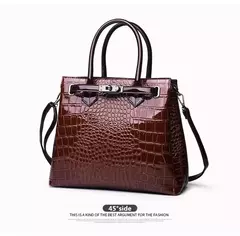 Bolsas De Couro De Crocodilo Para Mulheres, Bolsa De Luxo, Bolsas De Ombro, Bolsas De Mão Das Senhoras, Famosa Marca De Designer, Moda, 2019