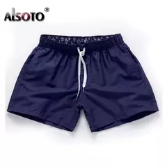 Maiô de praia de secagem rápida para homens, calções de secagem rápida, cuecas boxer, calções de natação, secagem rápida