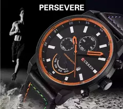 Curren-relógio de pulso masculino quartzo, luxo, marca superior, luxo, famoso na internet