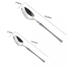 Portátil Korean Food Talheres, 304 Aço Inoxidável, Forquilha de Mesa, Faca, Colher, Dinner Set, Louça, Gold Tableware Sets, 24Pcs, Lot - Wolf Magazine