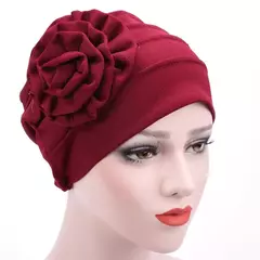 KepaHoo-Gorro Floral Feminino, Chapéu de Turbante Esticado Muçulmano, Chapéu para Queda de Cabelo, Boné Hijab, Primavera, Verão - comprar online
