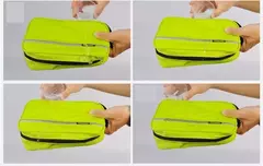 Bolsa de maquiagem impermeável para homens e mulheres, estojo organizador cosmético, grandes necessários, maquiagem, bolsa de higiene pessoal, viagem, masculino, feminino, beleza na internet