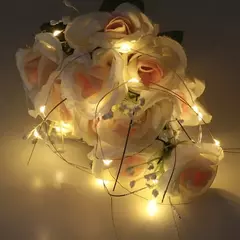Fio de cobre LED String Fairy Lights, a pilhas, Natal, Decoração de casamento, 3x100 m, 2m, 3m, 5m, 10m - loja online