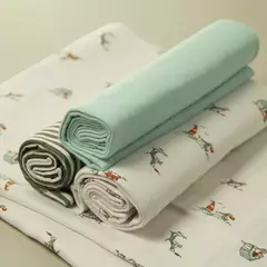 Cobertor de flanela super macio do bebê recém-nascido, cobertores do bebê, recebendo lençol, 100% algodão, nova cor, 76x76cm, 4pcs por pacote - comprar online
