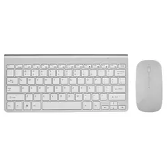 Ultra fino teclado sem fio e mouse combo, baixo ruído, computador, laptop, Windows, Mac na internet