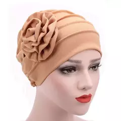 KepaHoo-Gorro Floral Feminino, Chapéu de Turbante Esticado Muçulmano, Chapéu para Queda de Cabelo, Boné Hijab, Primavera, Verão - Wolf Magazine