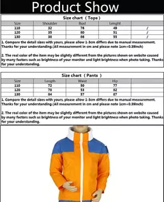 Clássico Anime Cosplay Trajes para Crianças, Juvenil, Uzumaki, Naruto, Tamanho Europeu, Frete Grátis na internet