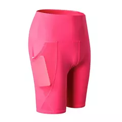 Calções de ginástica de cintura alta para mulheres, secagem rápida, ioga, fitness, corrida, push up, design de bolsos, verão, 2023 - comprar online