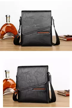 Sacos mensageiro de couro canguru para homens, bolsa tiracolo casual, bolsa de ombro masculina pequena, marca de luxo, verão - comprar online