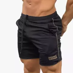 Calções esportivos de secagem rápida masculina, corrida, ginástica, ginástica, calças curtas, verão, novo, 2023 - loja online