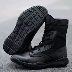 Botas de combate táticas leves masculinas, sapato leve e respirável, preto, primavera e verão na internet