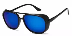 Samjune Homem De Ferro 3 plástico TONY stark Óculos De Sol Homens Rossi Revestimento retro Designer Do Vintage Steampunk óculos de Sol Oculos Masculino - loja online