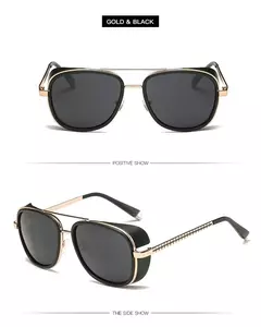 Tony Stark Homem De Ferro Matsuda Óculos De Sol, Masculino Óculos Retro Vintage, Óculos De Sol Steampunk, UV400 - comprar online