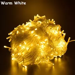 Imagem do LED String Fairy Light, Luzes de Natal para festa de casamento, Luzes de férias, 8 modos, 5m, 10m, 20m, 30m, 50m, 100m