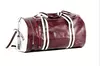 Saco de ginástica esportiva com bolso para homens e mulheres, Bolsas de ombro com sapatos, Fitness Training, bolsa de viagem de couro impermeável