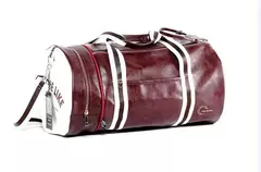 Saco de ginástica esportiva com bolso para homens e mulheres, Bolsas de ombro com sapatos, Fitness Training, bolsa de viagem de couro impermeável