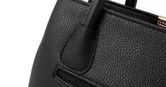 Bolsas de couro PU para mulheres, sacola grande para senhoras, bolsas de ombro q na internet