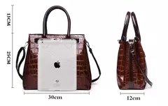 Bolsas De Couro De Crocodilo Para Mulheres, Bolsa De Luxo, Bolsas De Ombro, Bolsas De Mão Das Senhoras, Famosa Marca De Designer, Moda, 2019 - comprar online