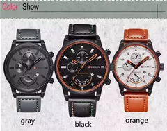 Curren-relógio de pulso masculino quartzo, luxo, marca superior, luxo, famoso - Wolf Magazine